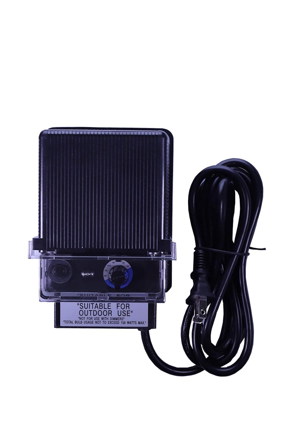 Best Pro Lighting 150W Transformer 120 Volt AC to 12 Volt LED & Halogen Low Voltage Landscape Lighting Heavy Duty Outdoor/Indoor Weatherproof Light Electric Power Pack w Photocell Timer - Black Case