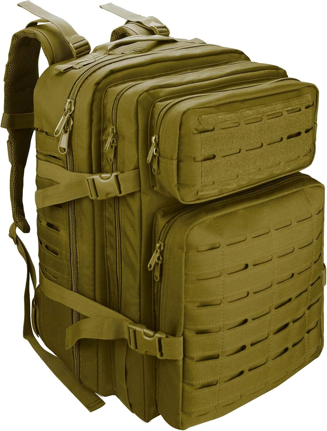 ROORO Military Tactical Backpack Large 50L Army 3 Day Assault Pack Army Rucksack for Outdoor Sports,Hiking,Trekking,Camping,Hunting,Molle Bug Out Bag