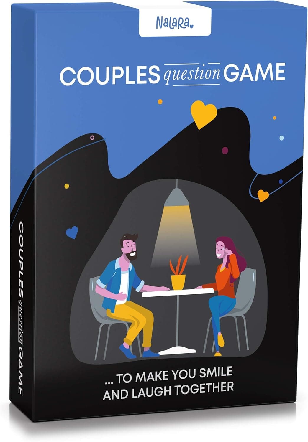 Couples Question Game .to Make You Smile and Laugh Together – Fun and Couples Card Games - Conversation Cards for Date Night - Romantic Gifts for Him