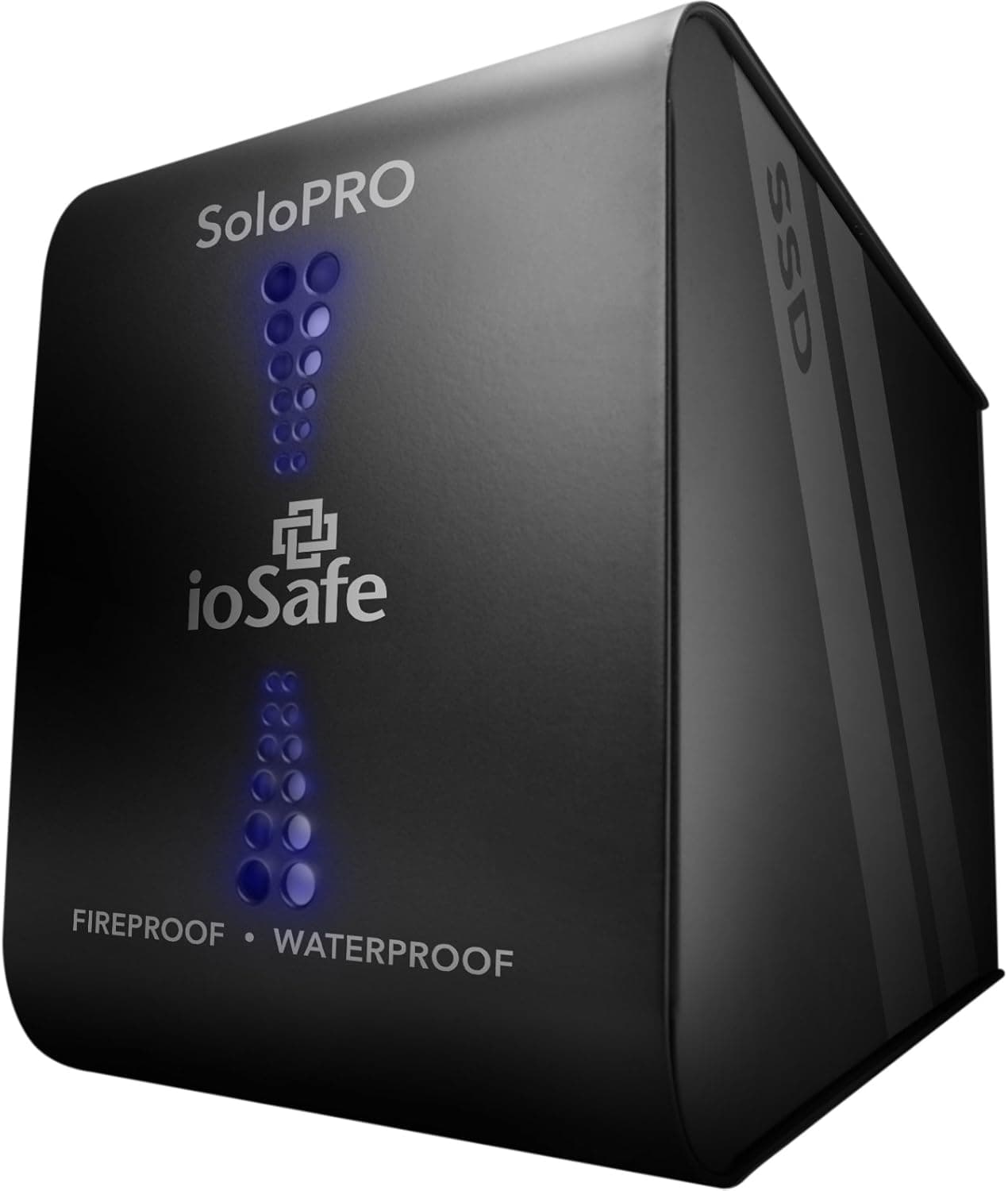 ioSafe SoloPRO 3 TB USB 2.0/eSATA Fireproof and Waterproof External Hard Drive with 1 Year Data Recovery Service SH3000GB1YR (Black)