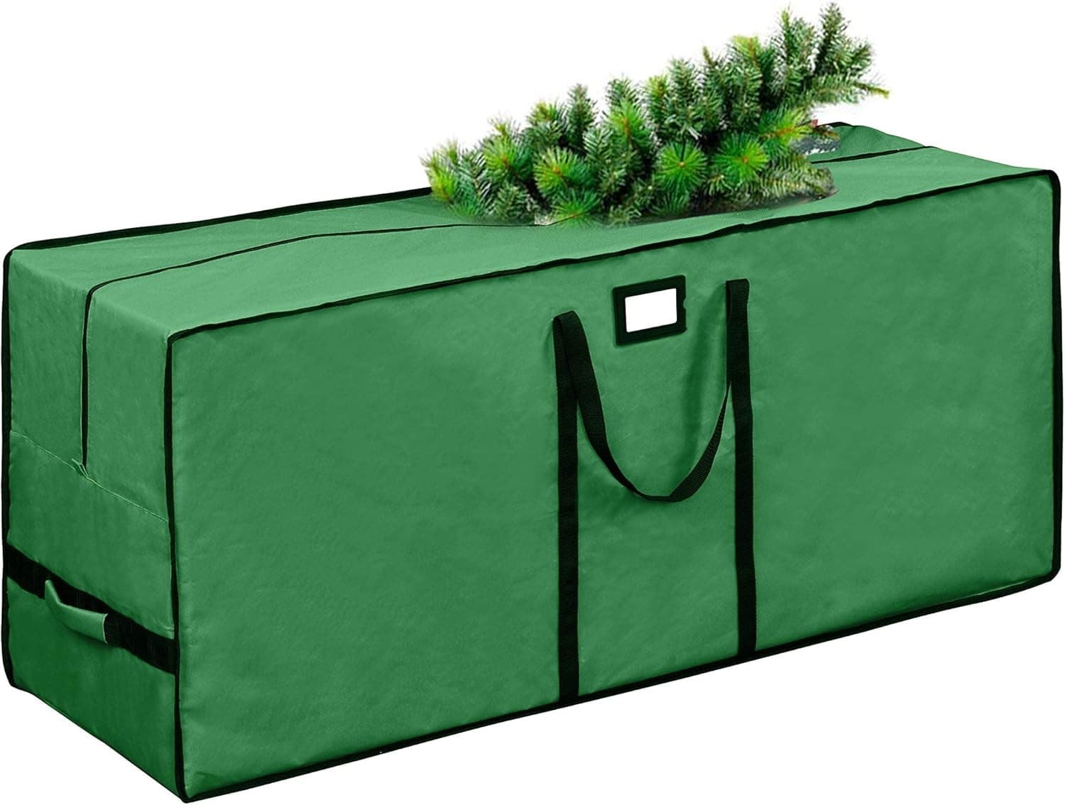 Christmas Tree Storage Bag, Waterproof Christmas Tree Storage, Fits Up to 9 ft Tall Artificial Disassembled Trees ,Extra Large Heavy Duty Storage Container with Handles  (Green, 65"x15"x30")