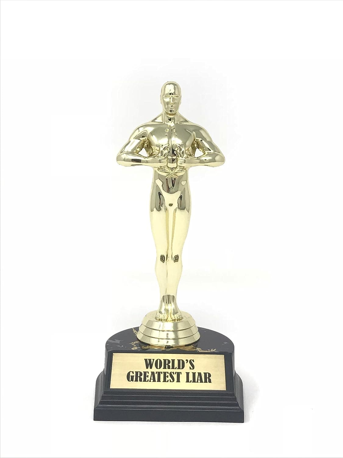 aahs!! Engraving World's Best Award Trophy (World's Greatest Liar (7 inches))