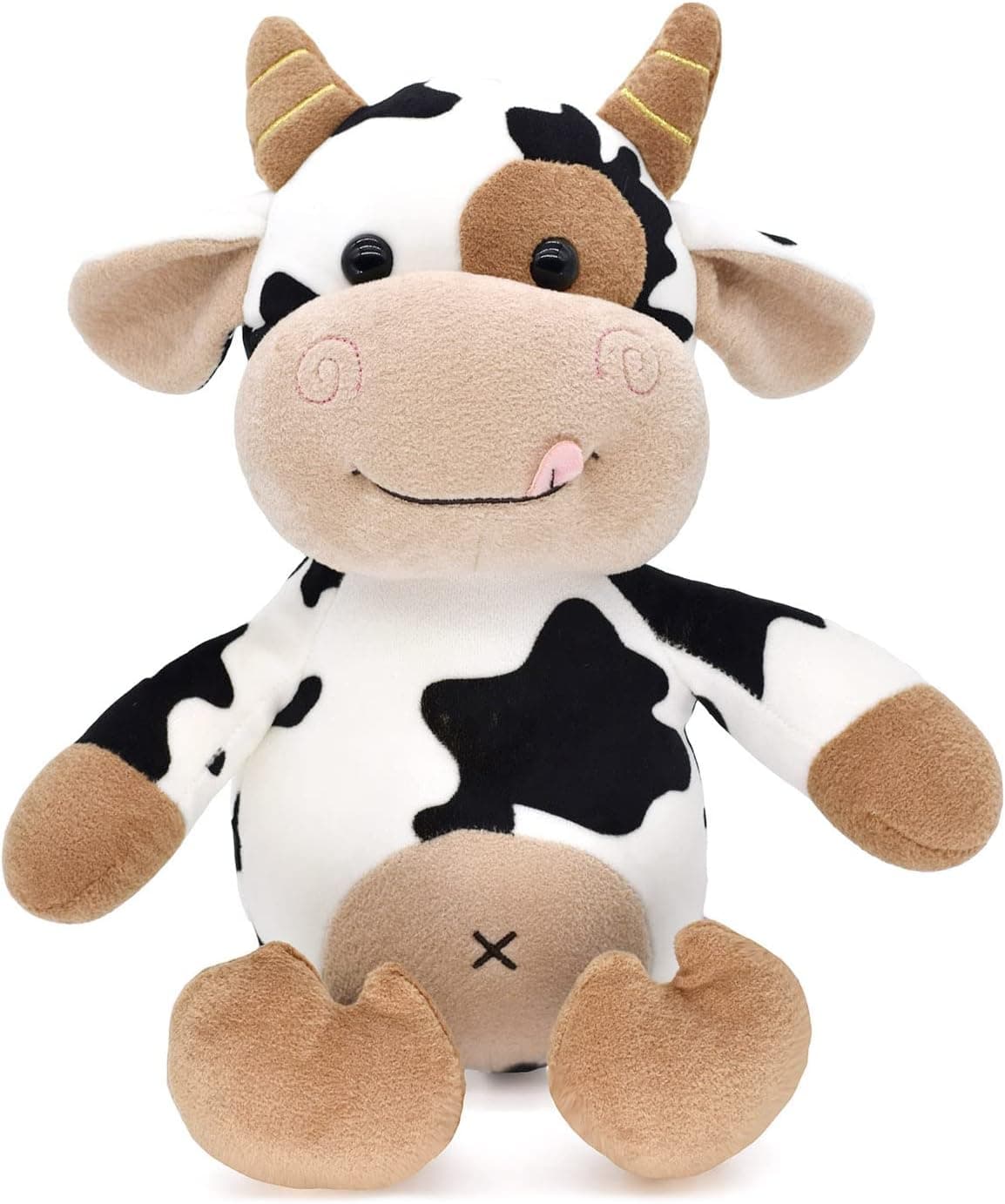 HWD Cute Stuffed Animals Doll, 16'' Soft Plush Cow Toy Gifts for Kids, Toddler, Birthday, Valentines, Christmas