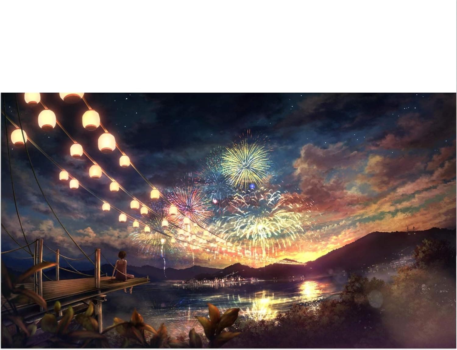 MTELE 1000 Pieces Jigsaw Puzzles for Adults Imagination Series Puzzle Toys Fan Favorites DIY Signature Constellation Puzzles (Sky Fireworks)