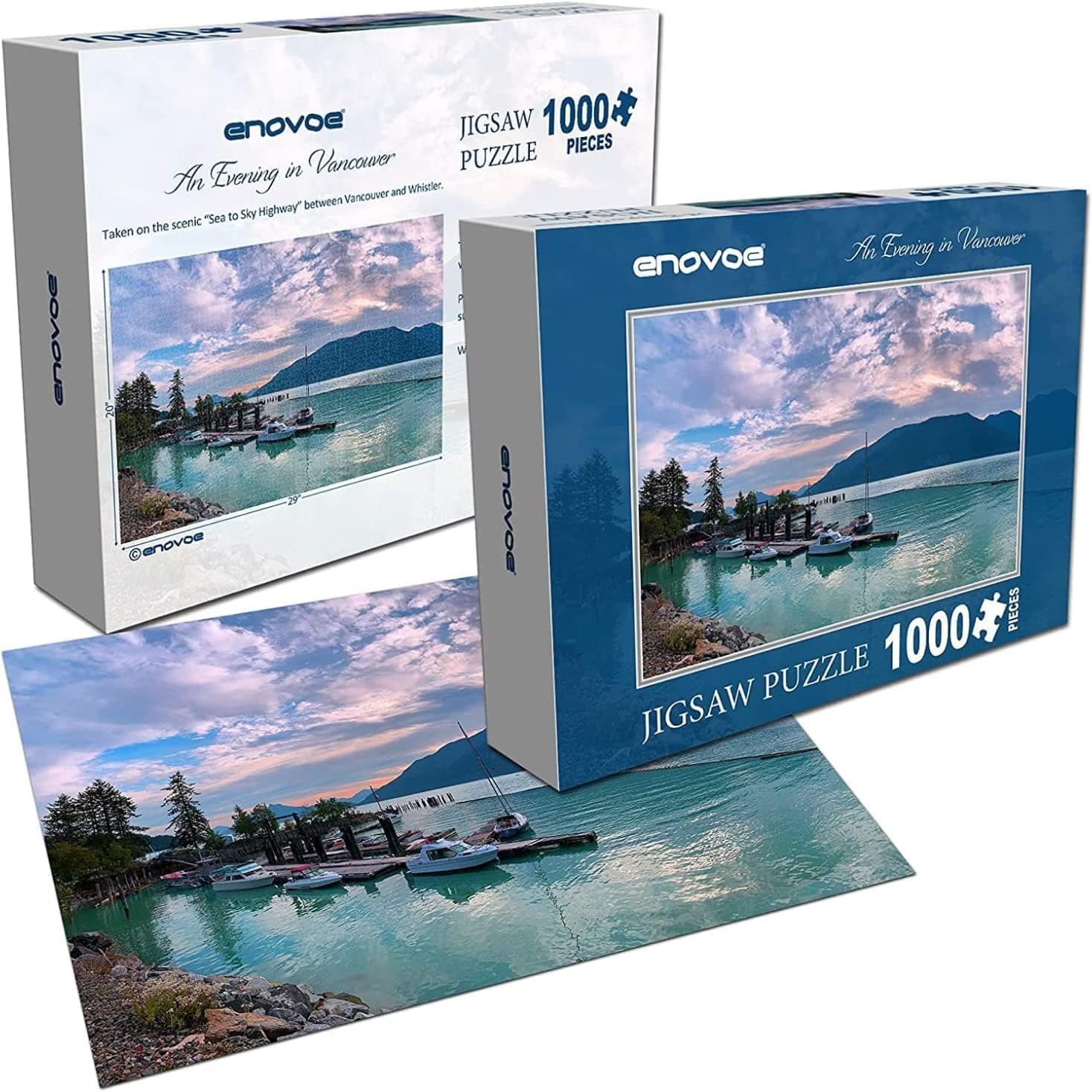 Enovoe Jigsaw Puzzles 1000 Piece Puzzle for Adults and Kids- Premium Zion National Park - Large 27" x 20", Puzzle for Kids Christmas Puzzles 1000 Pieces