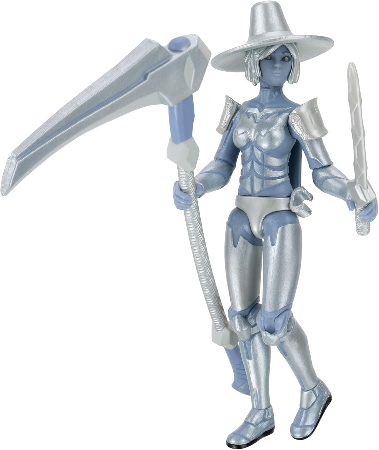 Roblox Imagination Collection - Aven, The Silver Warrior Figure Pack [Includes Exclusive Virtual Item]