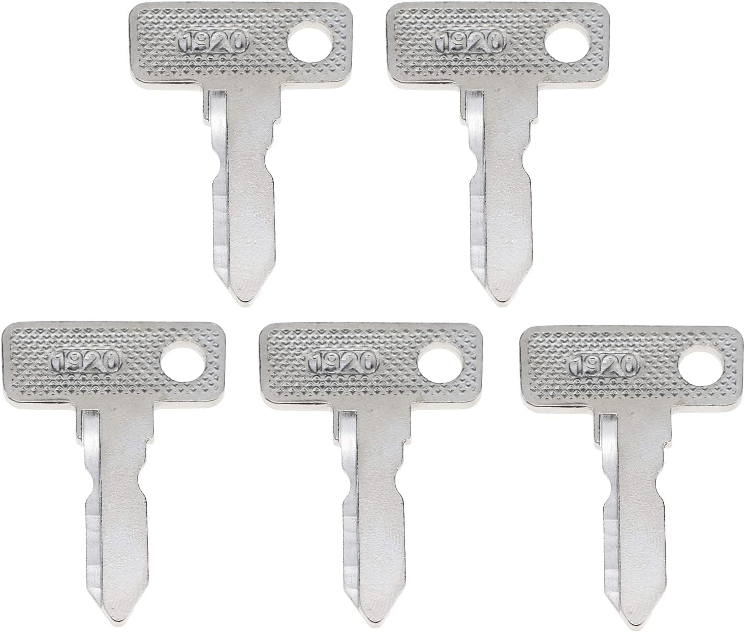 Holdia 5 PCS Ignition Keys 1012505 AM10079 17063-G01 Fit for 1982-Up Club Car Precedent DS Gold Carts