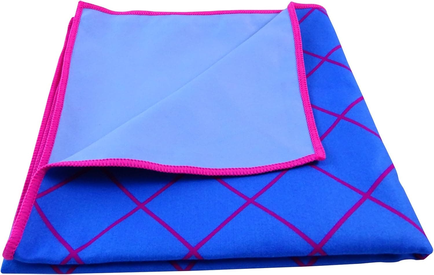 WOD Towel: The Ultimate Towel - For home use, Crossfit, the gym and yoga. (Pink/Blue)