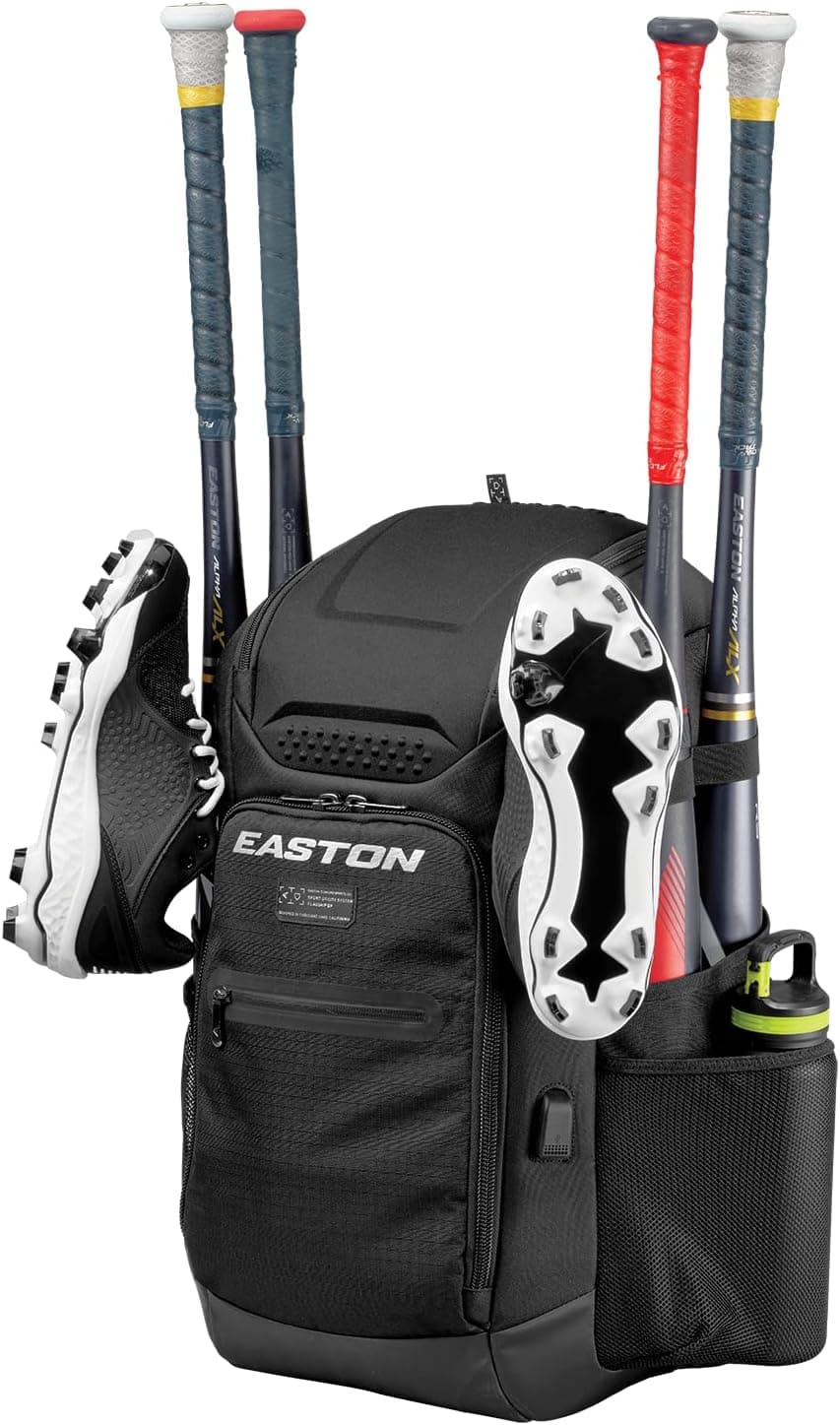 Easton | FLAGSHIP Backpack Equipment Bag | Baseball & Softball | Black