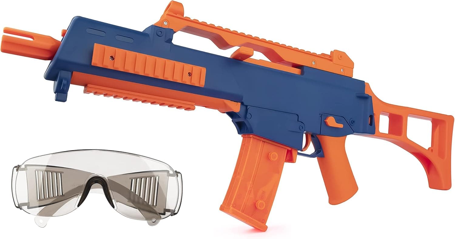 Gel Ball Blaster, G36C Electric Gel Ball Blaster with 20000 Water Beads, 2 Blasting Modes Gel Ball Blaster Toy for Kids and Adults (Blue)