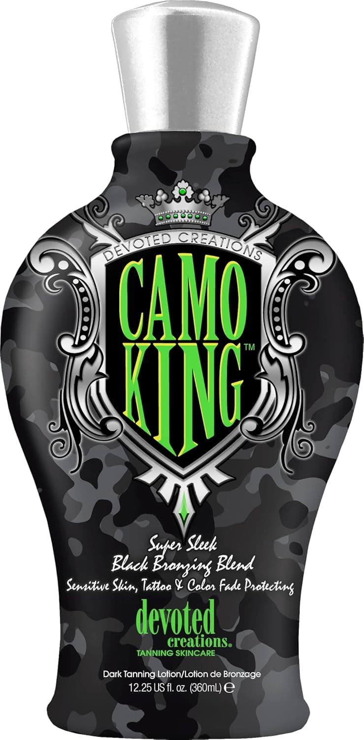 Devoted Creations CAMO KING Black Bronzing Lotion - 12.25 oz.
