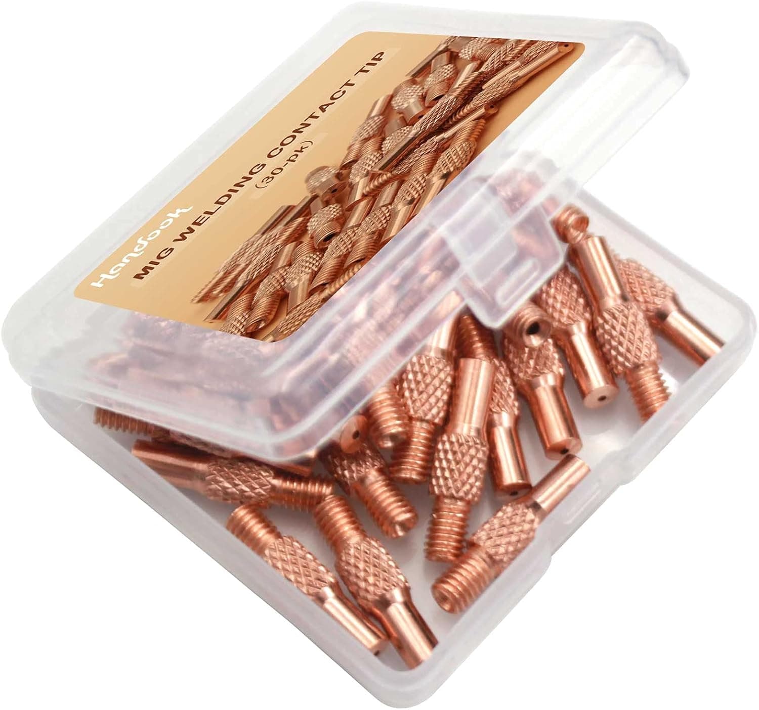 30 pcs MIG Welding Contact Tip - 186-419 .030" for Miller Welder Gun Spoolmate 100, 200, 3035, 185 and Hobart Spoolgun DP-3035, SpoolRunner 100,Handler 125, 125 Ez, 130, 140, 190, 210MVP etc