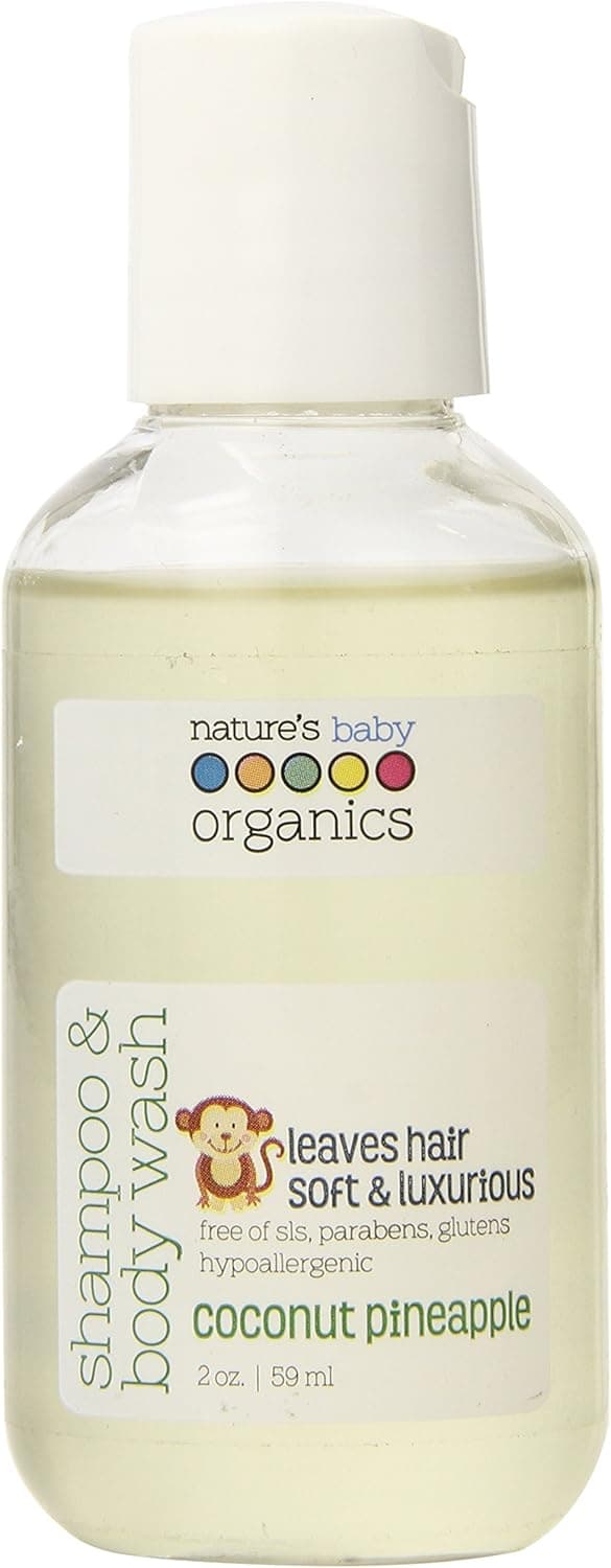 FREE SAMPLE - Nature's Baby Organics Shampoo and Bodywash, Coconut Pineapple (Discount at check-out with qualifying item)