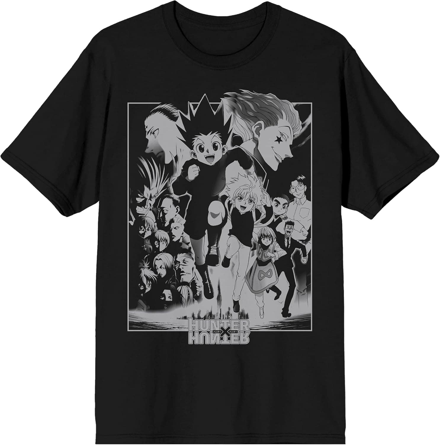 Hunter X Hunter Men's Anime Poster Character T-shirt