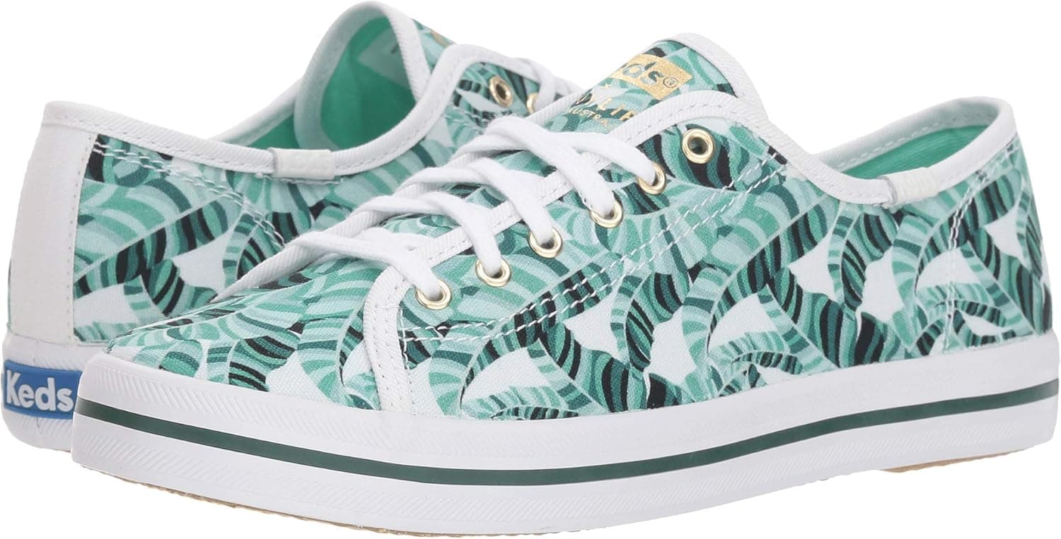Keds Women's X Sunnylife Kickstart Banana Leaf Mint Multi Canvas 10 B US B (M)
