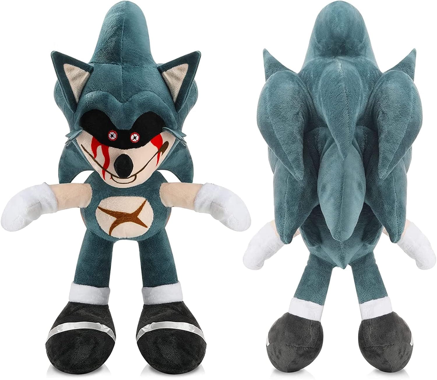 Plush Toy, 16-in Hedgehog Plush Toys, Collectible Stuffed Character Plush Doll for Movie Fans, Christmas Birthday for All Ages (Green)