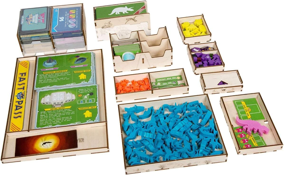 The Broken Token Game Organizer Compatible with Dinosaur Island Totally Liquid