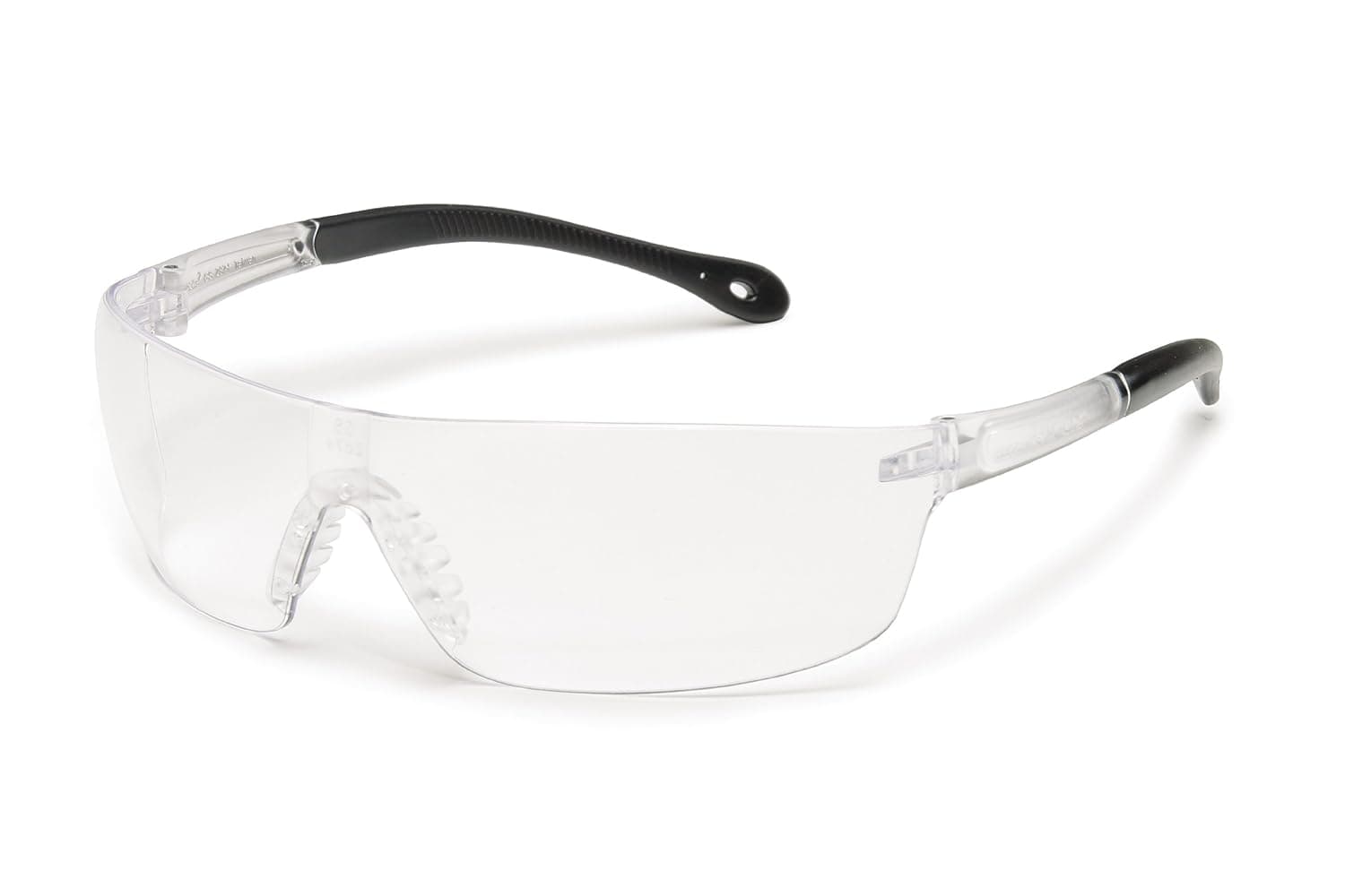 Gateway Safety 4479 StarLite Squared Ultra-Light Safety Glasses, Clear Anti-Fog Lens, Clear Temple (Pack of 10)