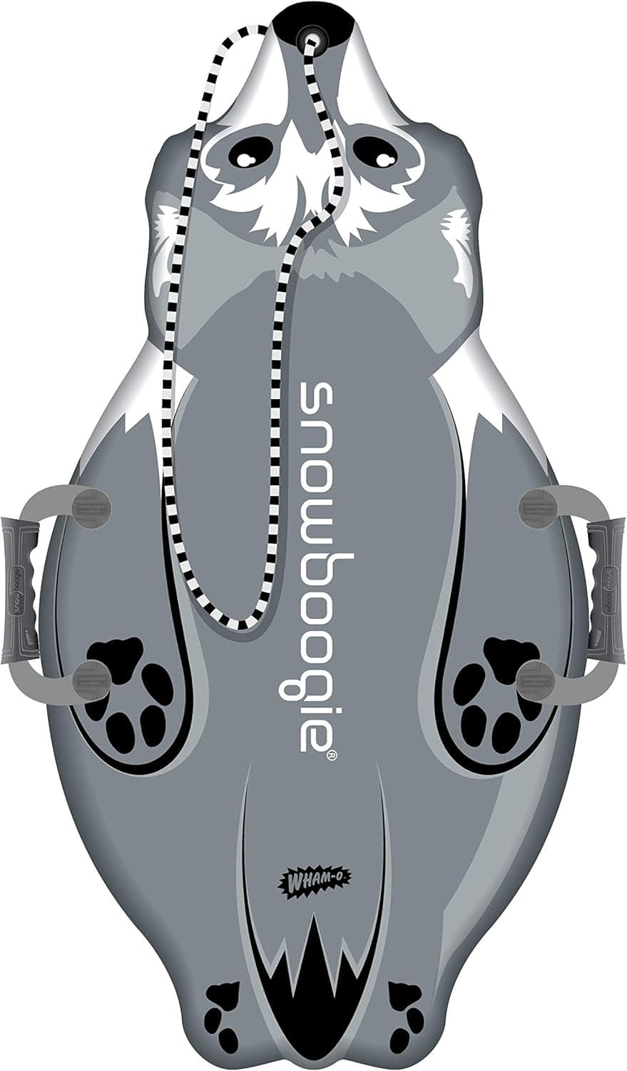 Snowboogie Wham-O Animal Sled 36" | Single Rider Snow Foam Sleds | PE Foam Core Sled with Soft Handles | Slick Bottom for Speed & Control | Snow Sledding for Adults & Children