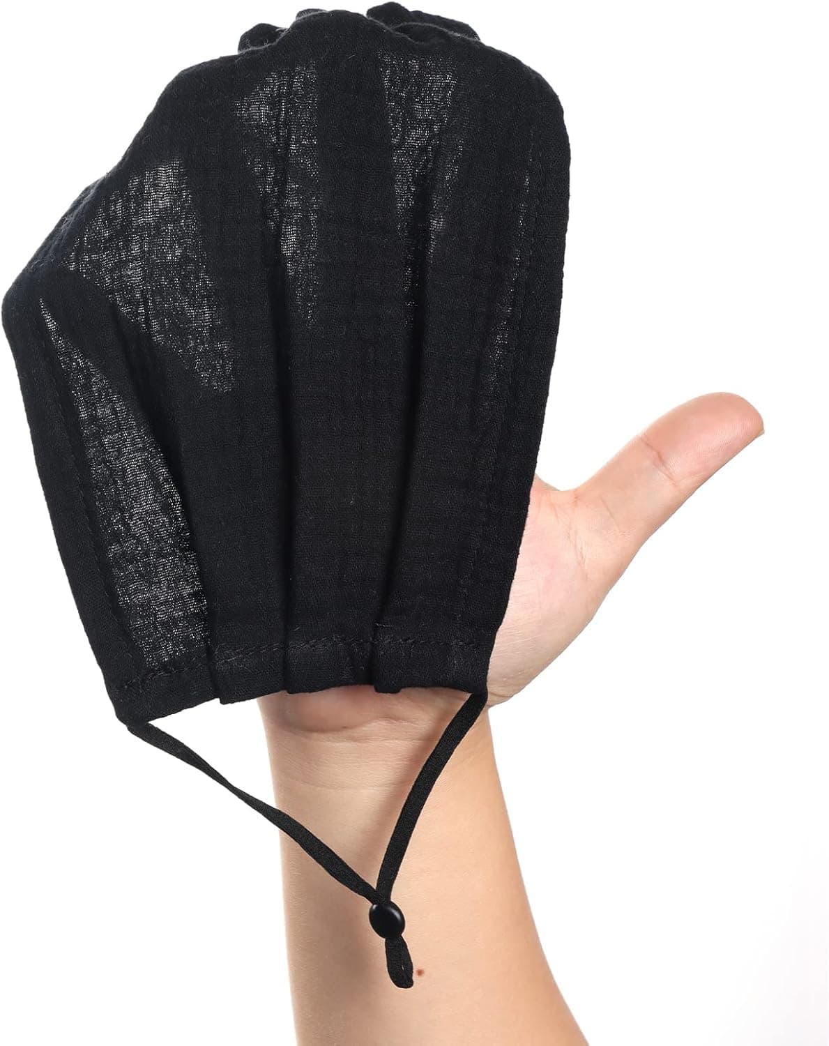 Breathable gauze face mask for men women single-layer mask adjustable washable comfortable working out mask