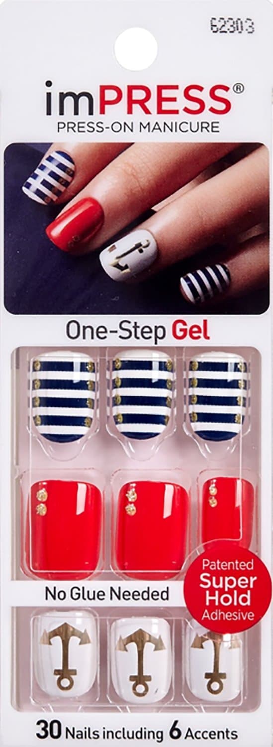 KISS imPRESS "Bells & Whistles" by Broadway Press-On Manicure Nails