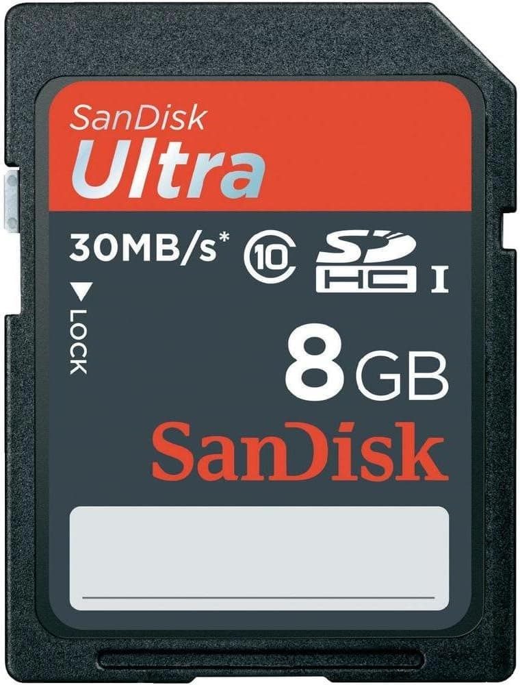 SANDISK SDSDU-008G-A46 8GB Ultra(R) SDHC(TM) & SDXC(TM) Memory Card