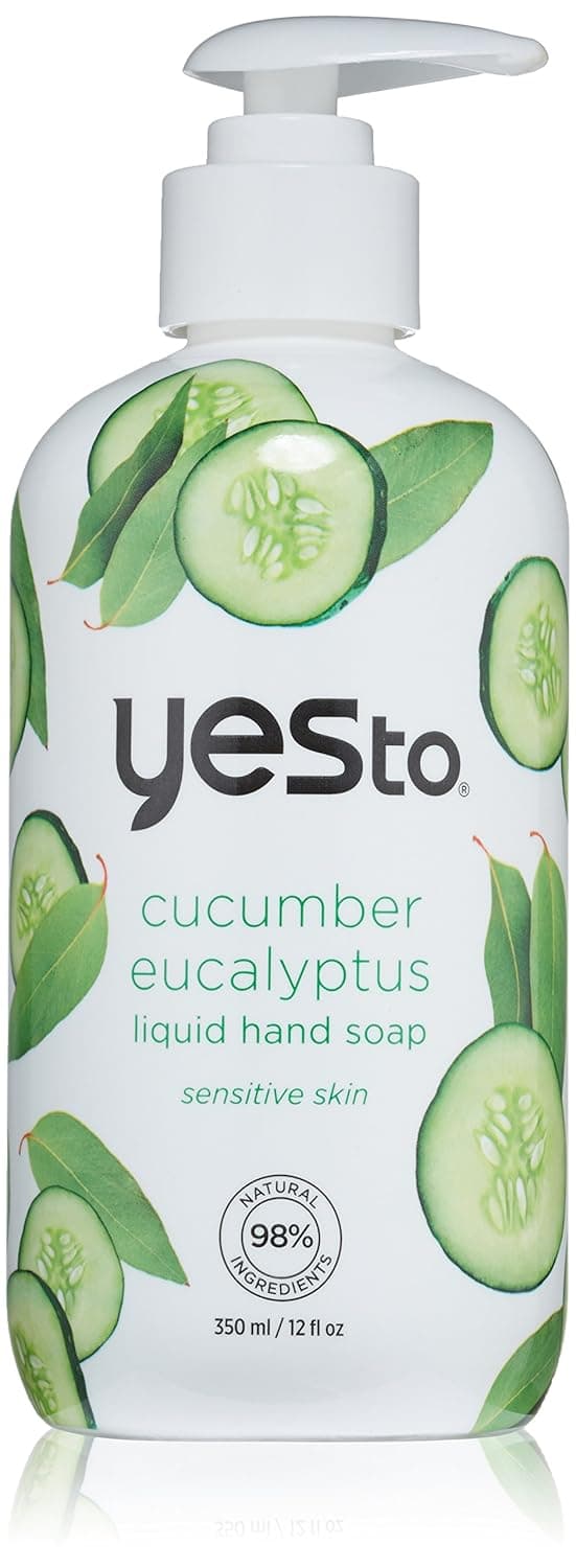 Yes To Cucumbers Cucumbers Eucalyptus Liquid Hand Soap, 12 Fluid Ounce