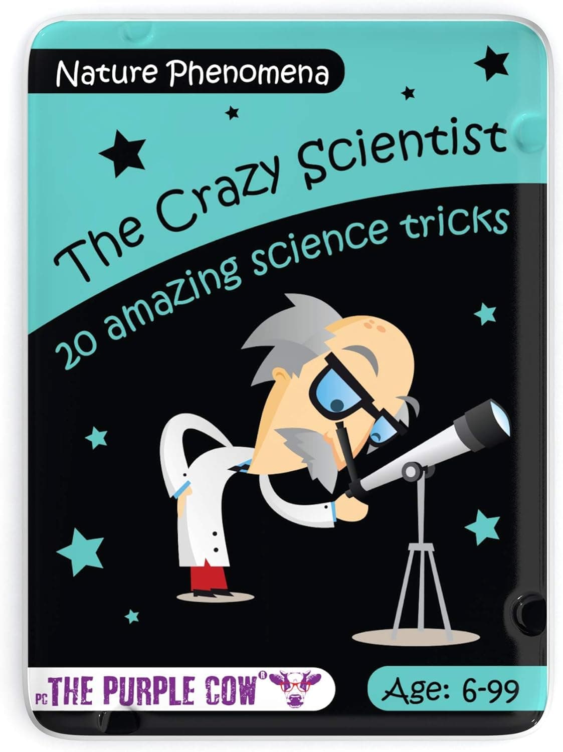 The Purple Cow, The Crazy Scientist- 'Nature Phenomena', Science Activity Card Set for Girls and Boys, Ages 6 and Older, Instructions Inside – Amazing STEM Learning