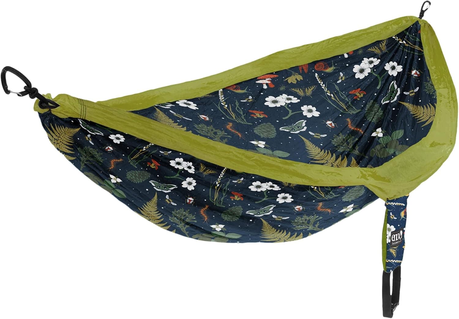 ENO, Eagles Nest Outfitters DoubleNest Print Lightweight Camping Hammock, 1 to 2 Person, Woodland
