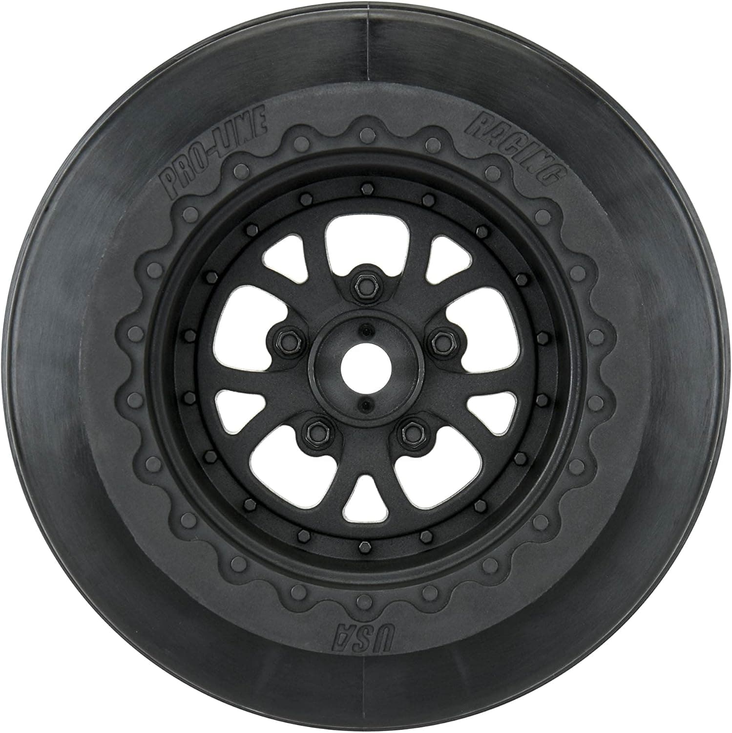 Pro-line Racing 1/10 Pomona Drag Spec Rear 2.2"/3.0" 12mm Drag Wheels 2 Black PRO277603