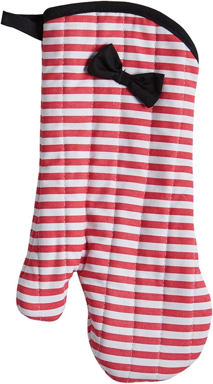Jessie Steele Watermelon Stripe Oven Mitt with Bow