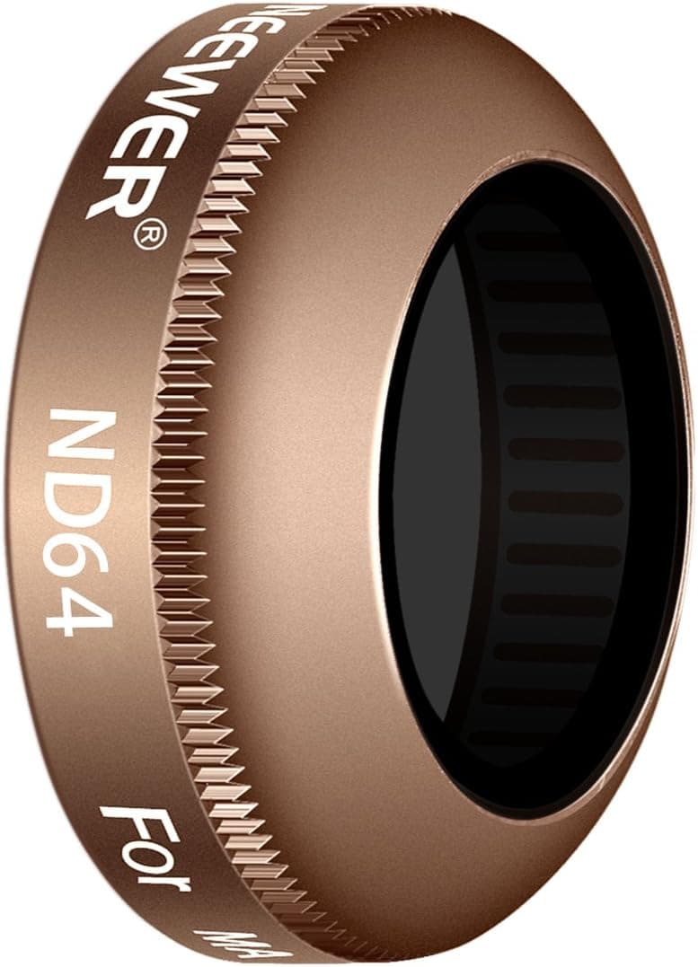 Neewer Multi-Coated Filter ND64 Lens Filter for DJI Mavic Pro/Platinum - 6-Stop Neutral Density Filter (Golden)