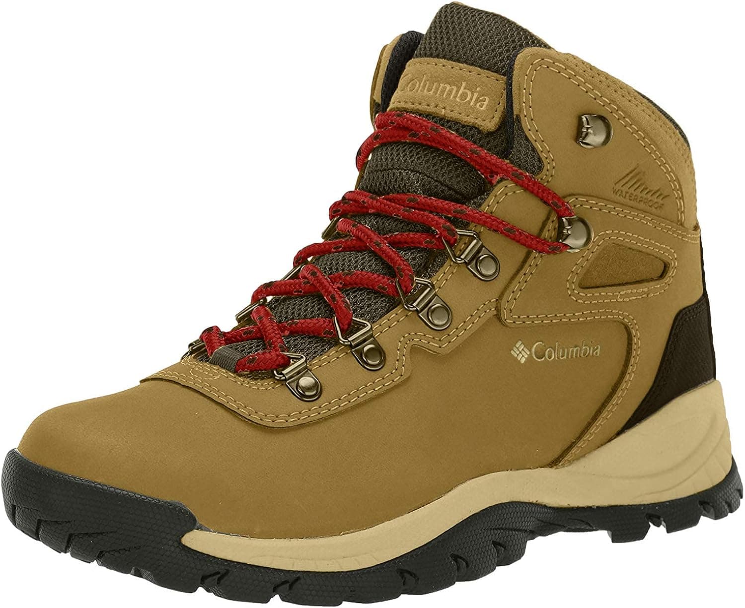 Columbia Women's Newton Ridge Plus, Delta/Red Velvet, 6.5