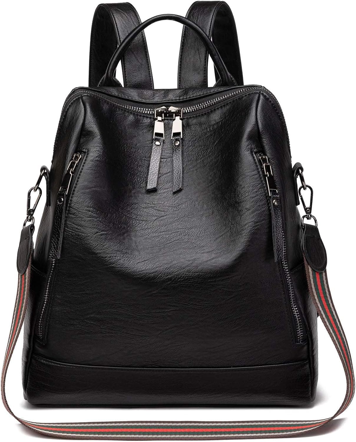 Women Backpack Purse PU Soft Leather Ladies Rucksack Casual Shoulder Bag Travel for Girls UBG68