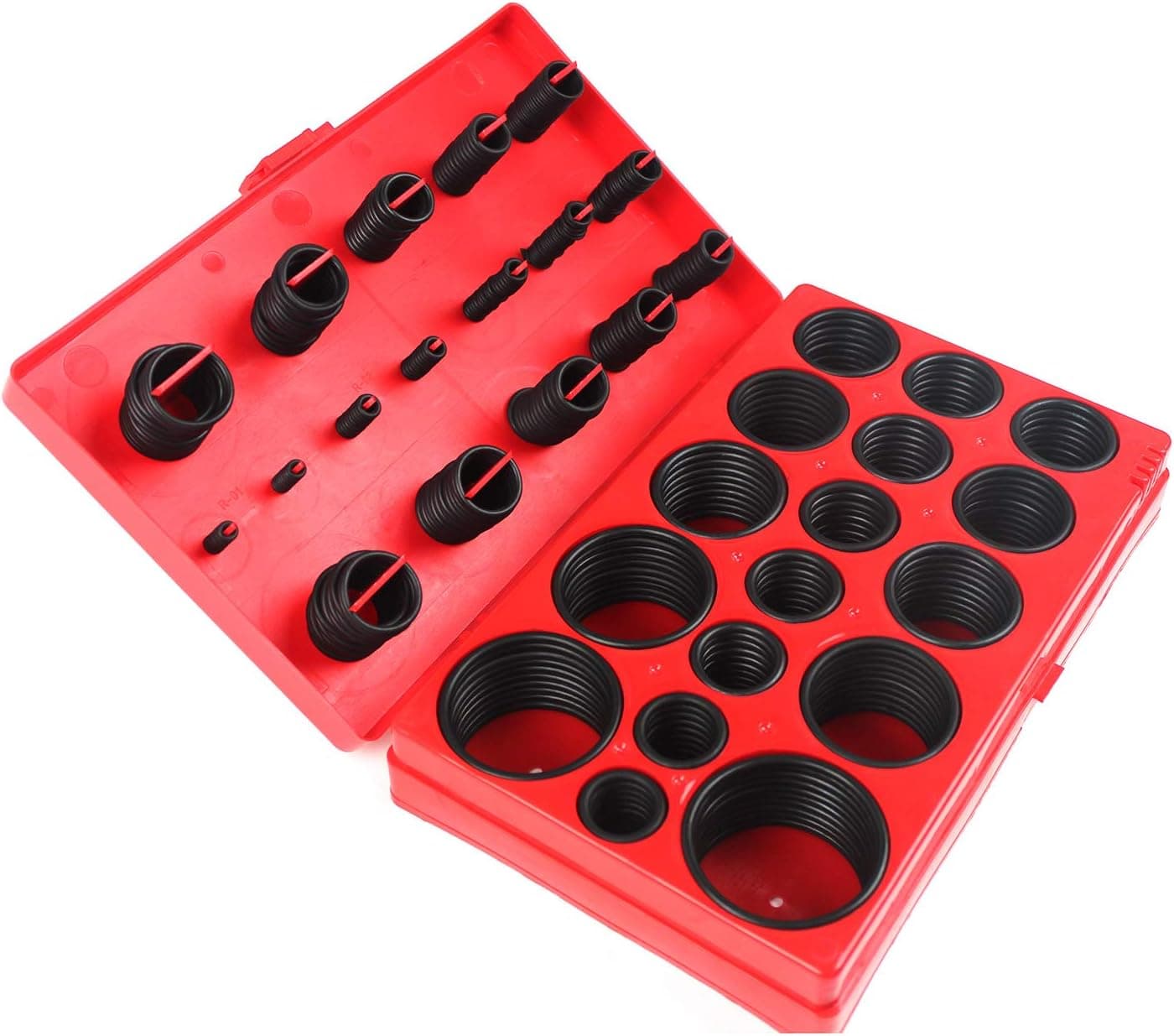 O-Rings Assortment seal Set Kit 419 Pieces, COPACHI Rubber O-Ring Grommets Heavy Duty Professional for A/C Automotive, Mechanic,Tools & Home Repairs-32 Sizes with Case