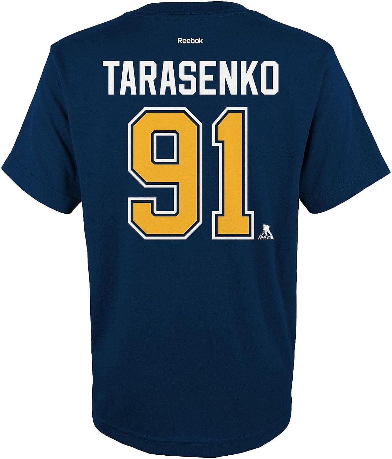 Vladamir Tarasenko St Louis Blues #91 Navy Home Youth Name And Number T Shirt