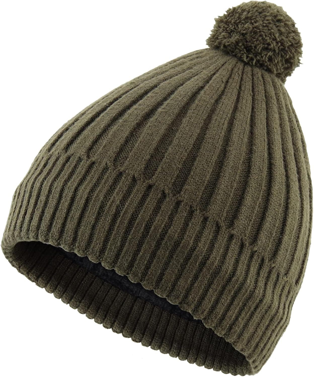 Home Prefer Toddler Boys Kids Knit Winter Hat Warm Fleece Lined Skull Beanie Hat