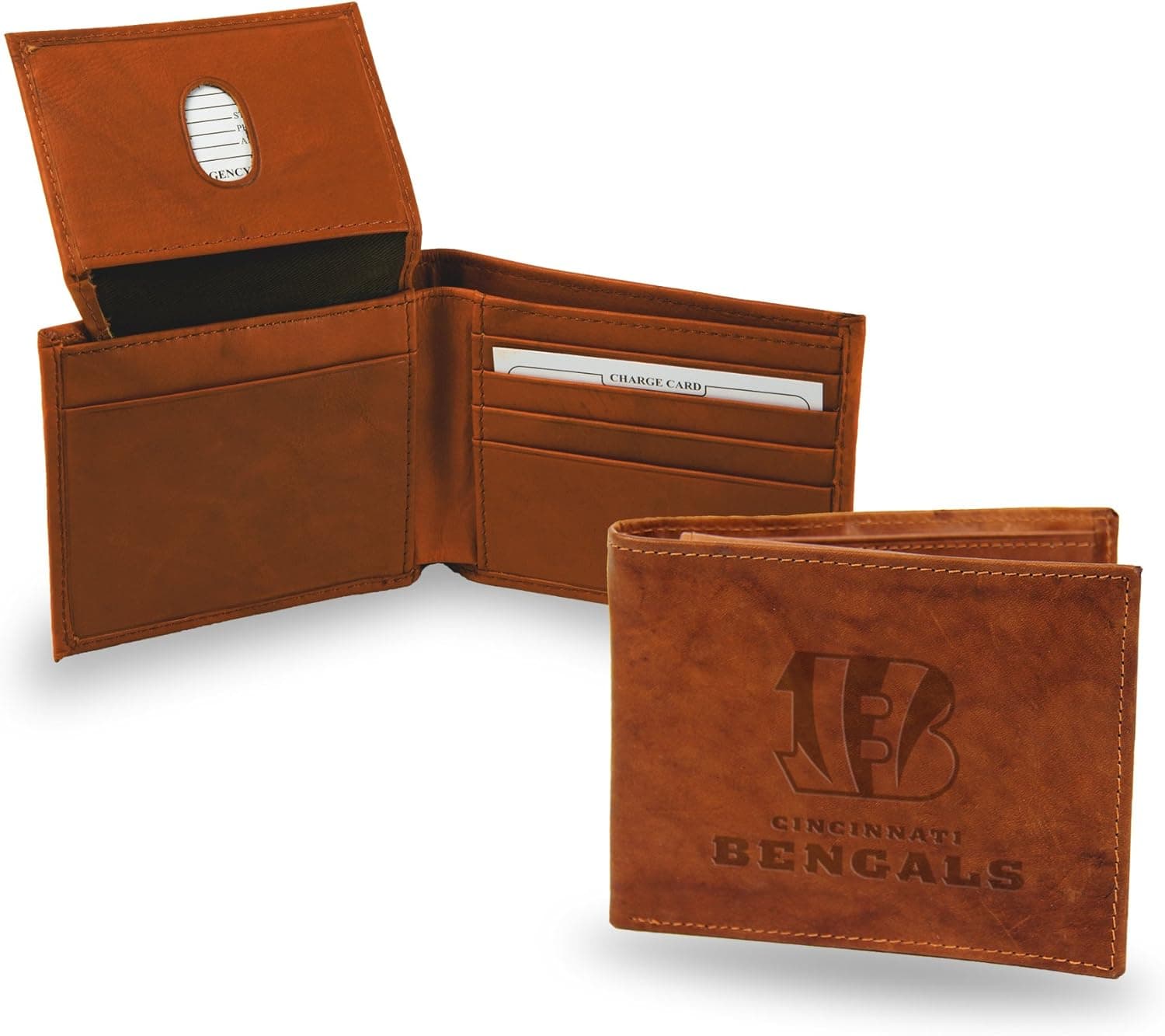 Rico Industries NFL Arizona Cardinals Embossed Leather Billfold Wallet