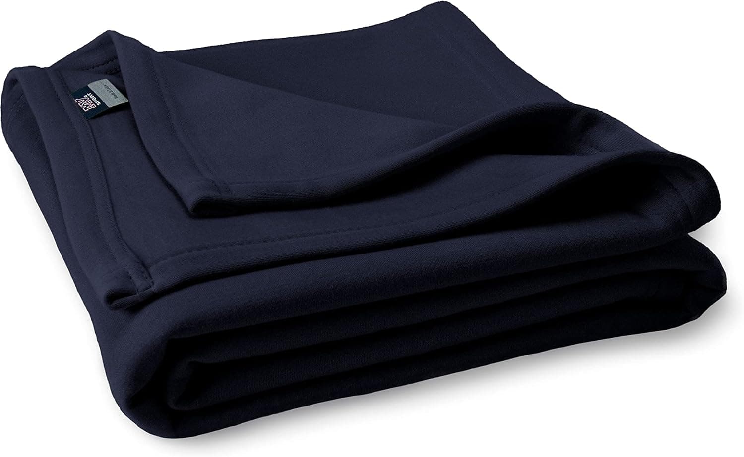 MV Sport Oversized Sweatshirt Blanket – Lightweight Blanket – Fleece Knit Throw (Navy)