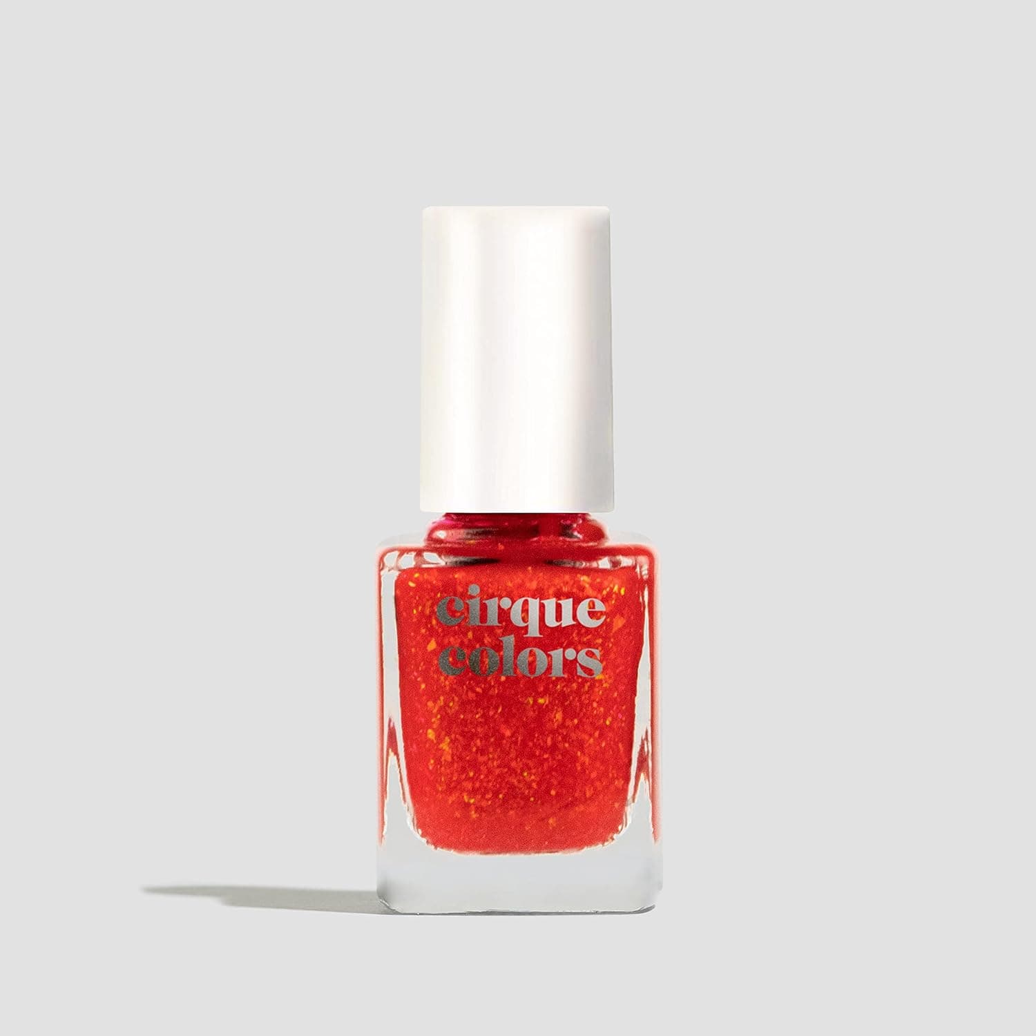 Cirque Colors Tutti Frutti - Fire Red Jelly Iridescent Nail Polish - Candy Coat Collection - 0.37 Fl Oz (11 mL) - Vegan & Cruelty-Free