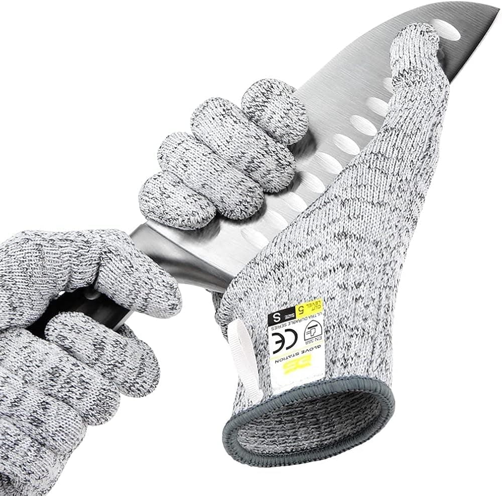 Glove Station Ultra Durable Series Cut Resistant Gloves BBQ Cooking - Level 5 Protection Food Grade Safe Cut Proof Gloves