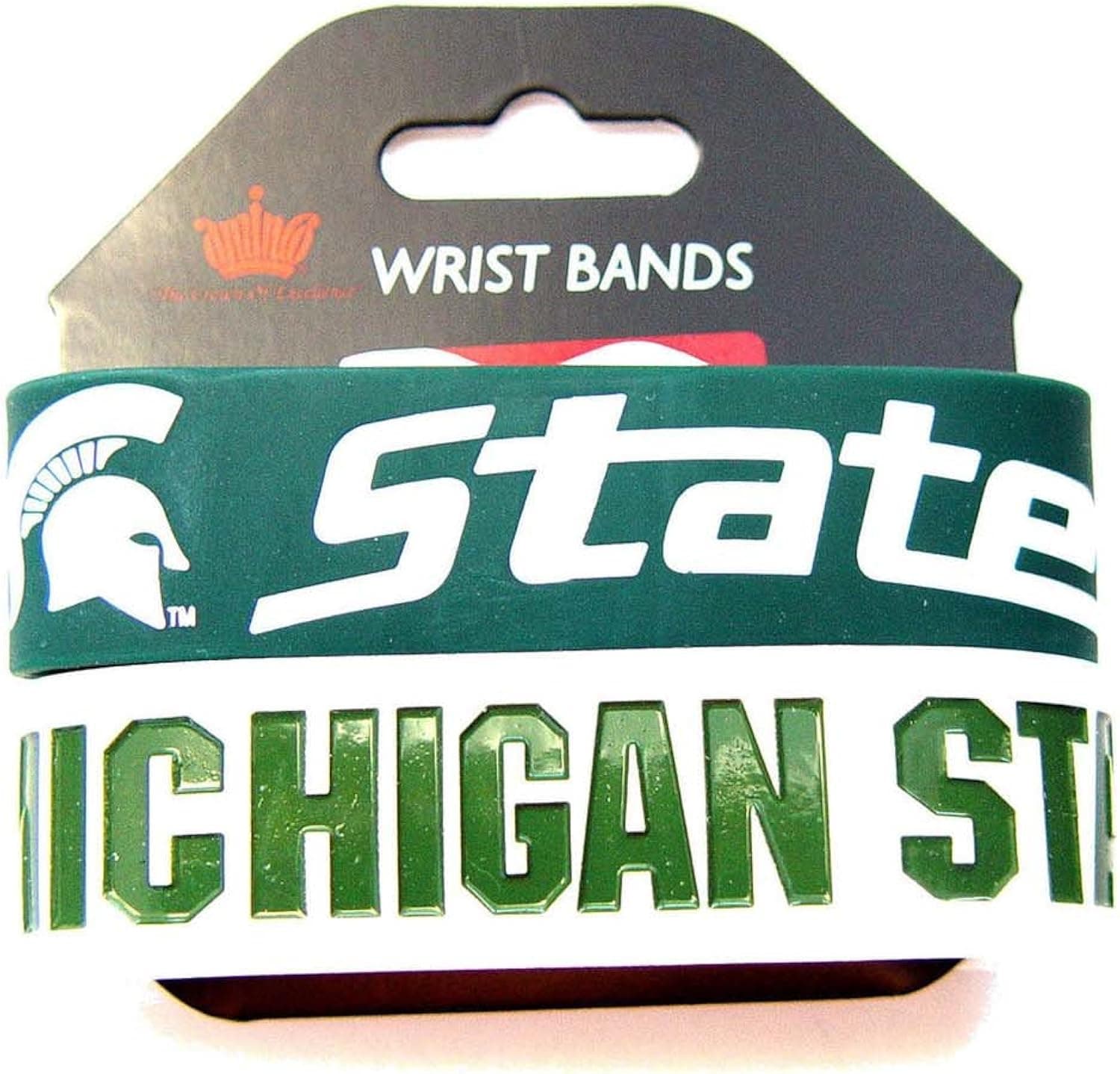 Michigan State Spartans Rubber Wrist Band Set of 2 [Misc.]