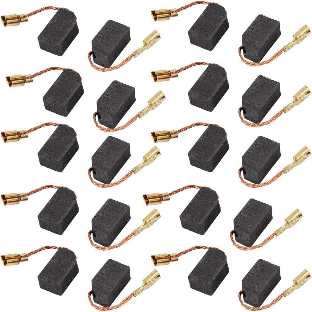 Uxcell Spring Type Electric Tool Motor Carbon Brushes, 14mmx8mmx6mm, 20 Pcs