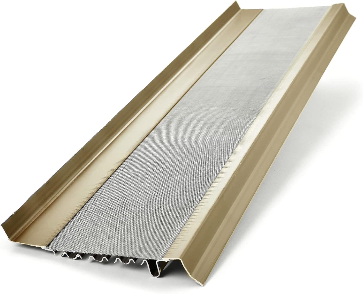 Waterlock Micromesh 6 inch Gutter Guards Leaf Protection, 100 Feet Wicker, Stainless Steel Mesh, Aluminum Gutter Covers, Contractor Grade Gutter Guard from Manufacturer