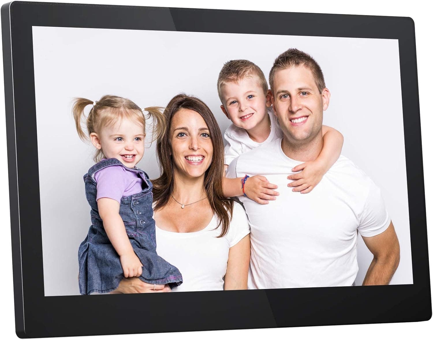 Dragon Touch Classic 15 Digital Picture Frame, 15.6” FHD Touch Screen WiFi Digital Photo Frame Instant Share Photos and Videos via App, Email, Cloud, Wall Mountable, Portrait and Landscape