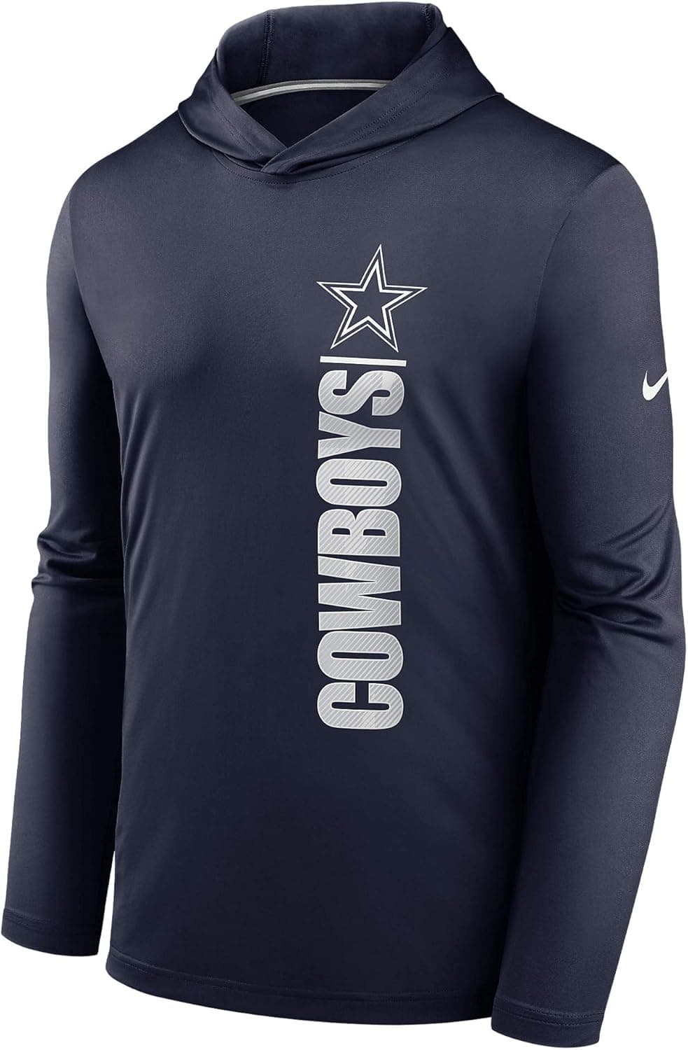 Dallas Cowboys Men's Nike Team Name Stack Long Sleeve Hooded T-Shirt