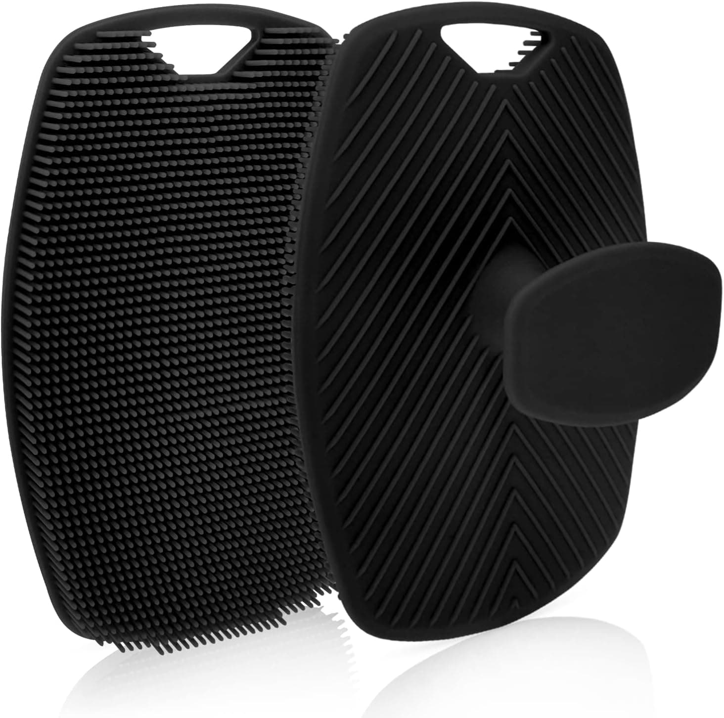 Soft Silicone Body Scrubber for Men,Premium Silicone Scrubber for Nourishing Cleaning & Exfoliating Your Skin Lather Boosting Bristles with Ergonomic No-Slip Handle, Long-Lasting & Easy to Clean(1pc)