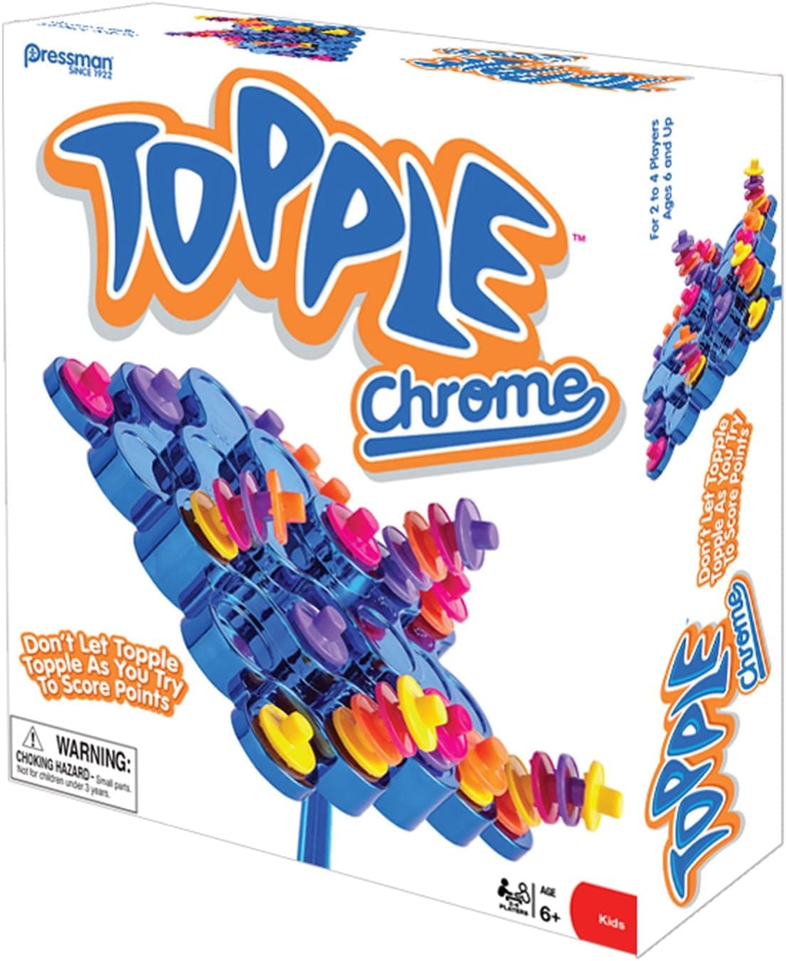 Pressman Topple Chrome Action Game