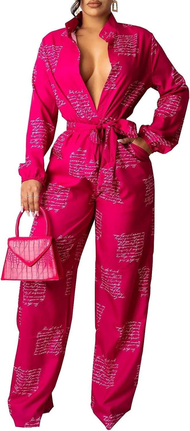 Yiershu Women's Sexy Jumpsuits Elegant Long Pants Rompers Stretchy Club Outfits