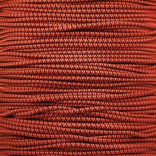 West Coast Paracord Shock Stretch Bungee Cord – 1/8 Inch Diameter (50 Feet, Neon Orange Camo)